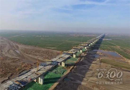 三一全套設備助力官渡黃河大橋建設