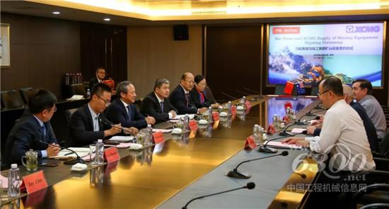 徐工與全球知名礦業巨頭力拓集團成功簽約
