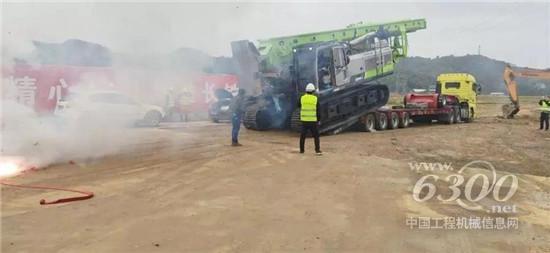 中聯(lián)重科ZR280C-3旋挖鉆機(jī)助力常益長鐵路