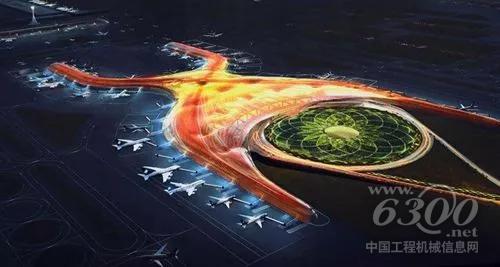 墨西哥國(guó)際新機(jī)場(chǎng)規(guī)劃鳥(niǎo)瞰圖