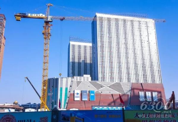 QTZ250助建徐州地鐵，圖為老火車站站建設現場